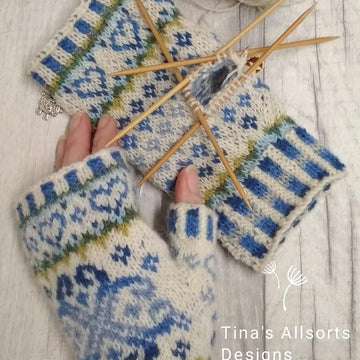 Hope Springs Fingerless Mitts
