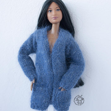 Cardigan for 12" dolls