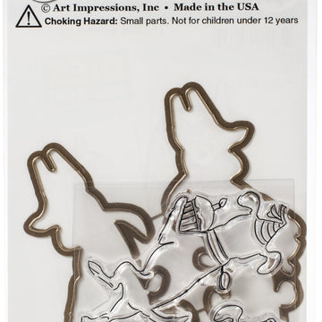 Art Impressions Twisters Stamp & Die Set - Dog Twist