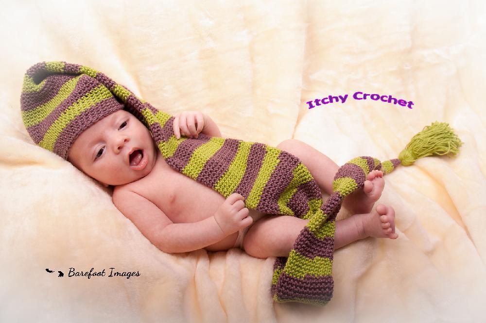 Elf hat baby photo prop