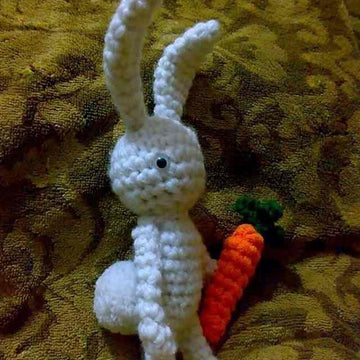 Crochet Easter Carrot Bunny Pattern Amigurumi Rabbit