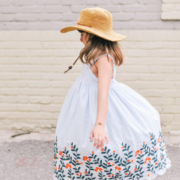 Cleo Wide Brim Fedora - Kids
