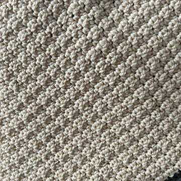 C2C Seed Stitch Scarf