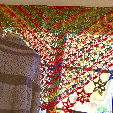 San Gabriel River Shawl