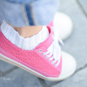 Ira’s Cable Knit DK Ankle Socks