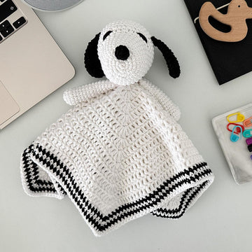 Snoopy lovey blanket