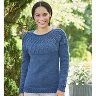 1020 Wheatley - Jumper Knitting Pattern for Women in Valley Yarns Northampton