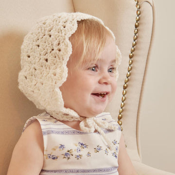 Vintage Baby Crochet Bonnet
