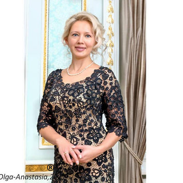 Paris Black Lace Dress