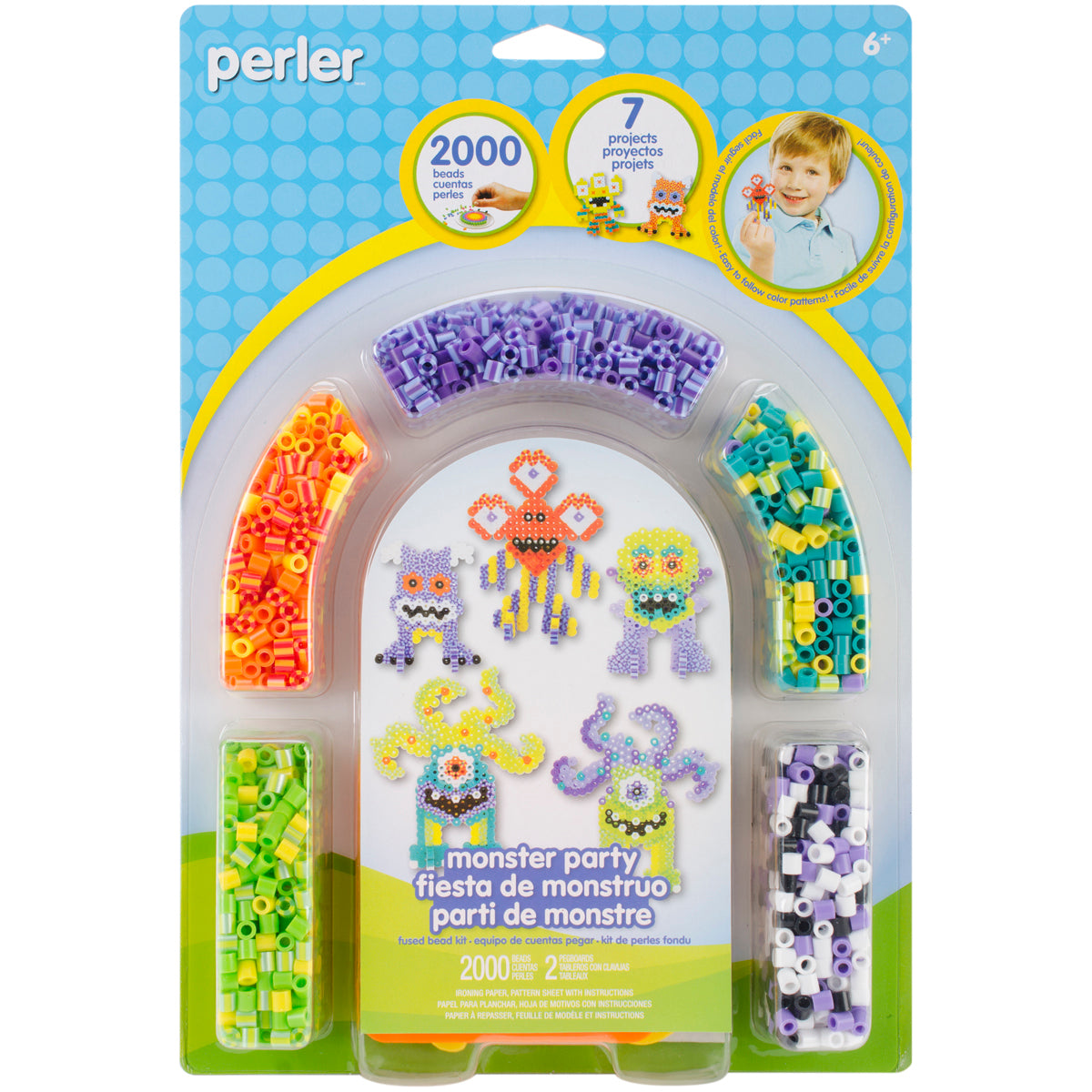 Perler Fused Bead Kit - Monster Party