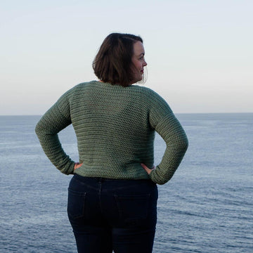 Crochet Crew Neck Sweater