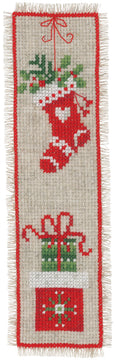 Vervaco Bookmark Kit Christmas Motif Set Of 2 Cross Stitch Kit - 6 x 20 cm / 2.4in x 8in