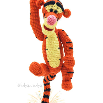 Tigger (Tiger) pattern (PDF + 8 videos)  Winnie the Pooh