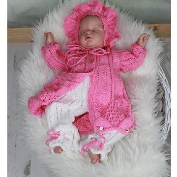 Forget-Me-Not Matinee Set Baby Knitting pattern #80