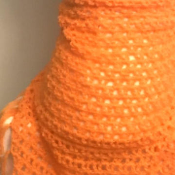 Orange Peel Pareo Wraparound Skirt