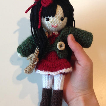 Amigurumi Autumn Girl Doll