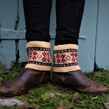 Snowflakes Boot Cuffs