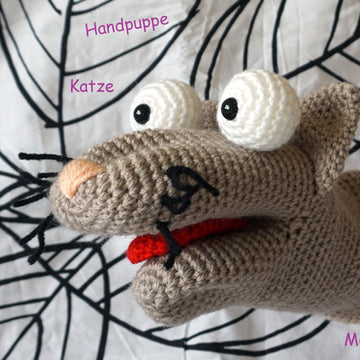 Crochet Pattern for the Hand Puppet Dog Bello, Cat Molly and the Crocodile!