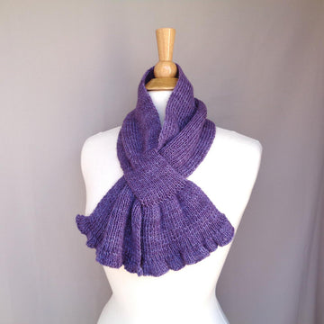 Ruffle Keyhole Scarf