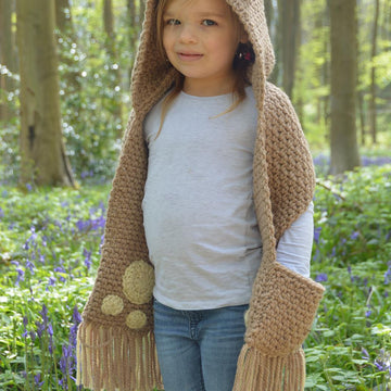 The Bramble Bear Hooded Scarf