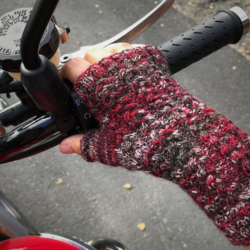 Speed Bump Fingerless Mitts