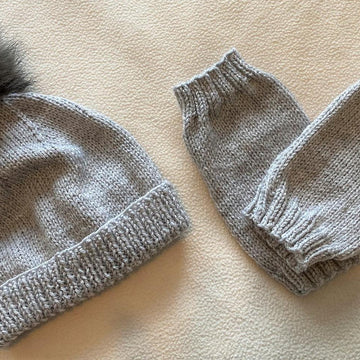 Simple Hat & Wrist Warmers