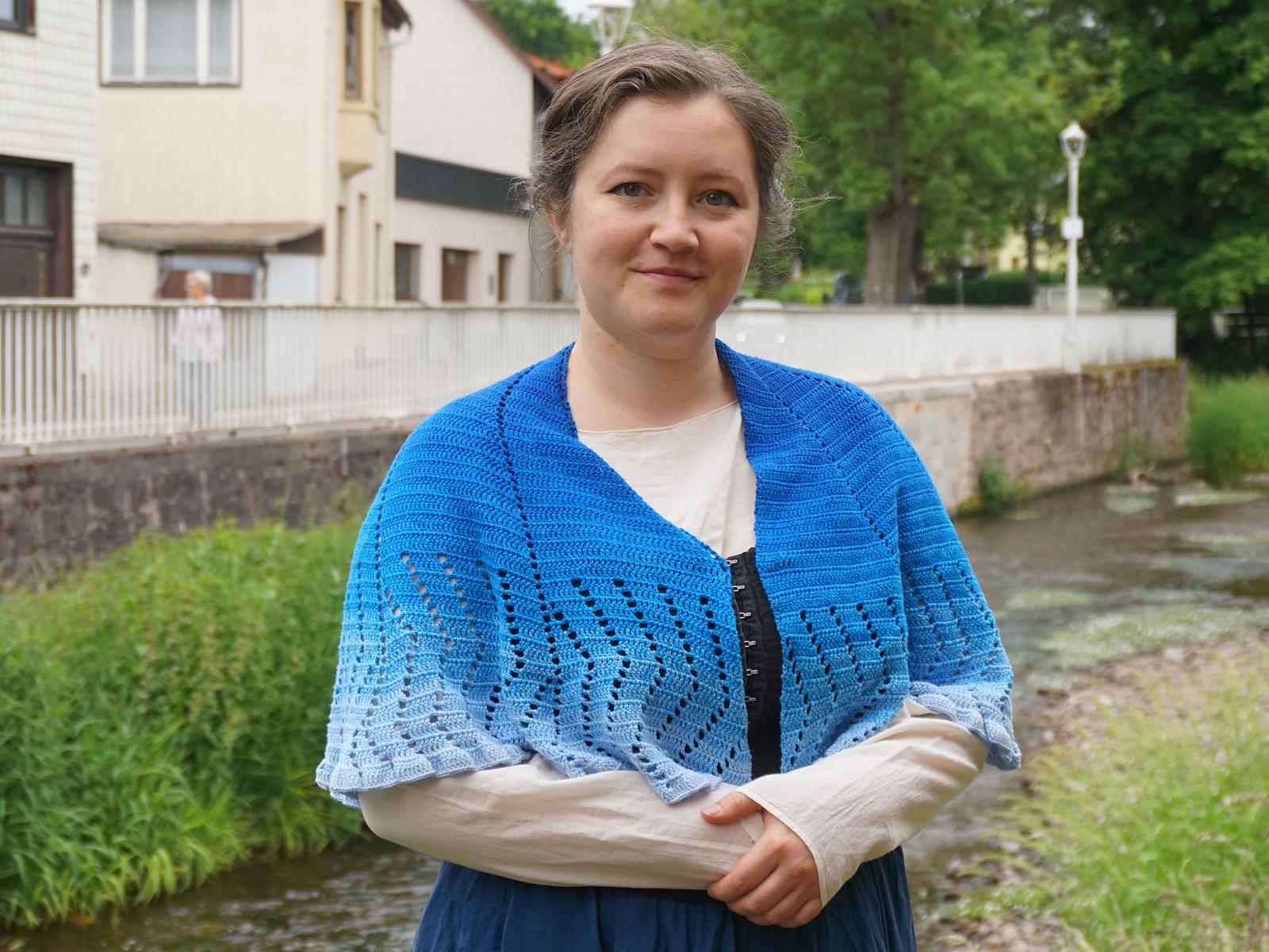 Morning glory shawl