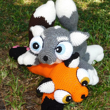Balto and Roxy the Biggie Husky and Foxy Mons