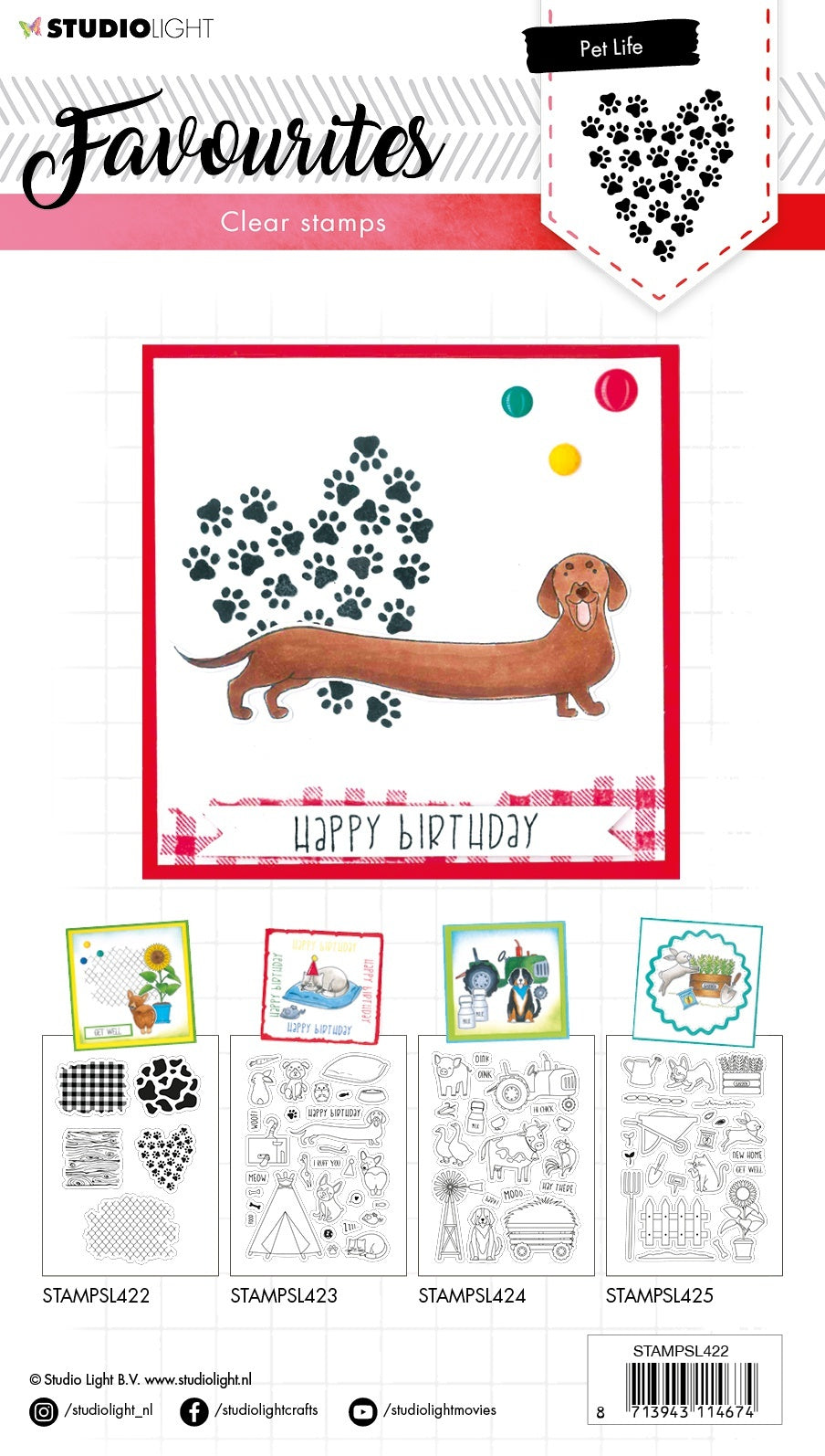 Studio Light Favourites A5 Stamps - 620816