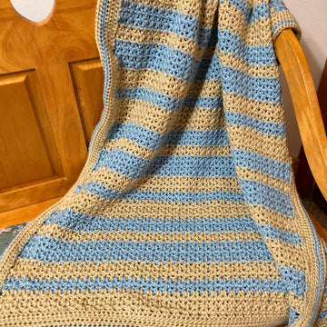 Crochet Rustic Country Blanket
