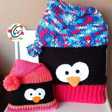 Penguin Pillow and Sham