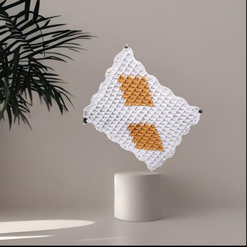 Diamond Waffle Washcloth