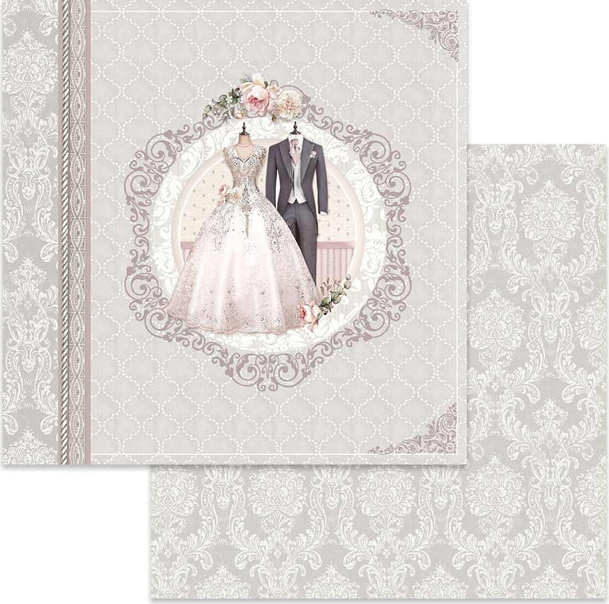 Stamperia Intl Stamperia Double-Sided Cardstock 12"X12" 10/Pkg - Ceremony