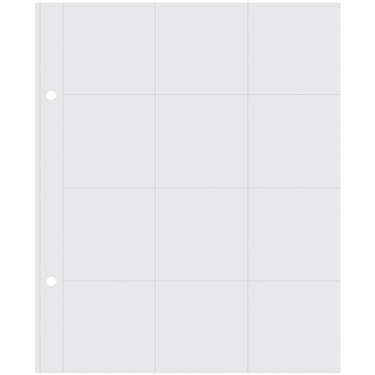 Simple Stories Sn@p! Insta Pocket Pages For 6"X8" Binders - (12) 2"X2" Pockets, 10/Pkg