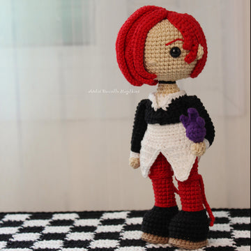 Iori Yagami Amigurumi Pattern – Digital Crochet PDF – Fanart Inspired