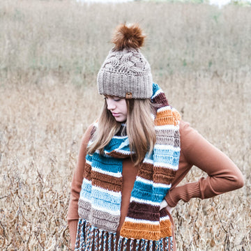 Braided Crochet Hat