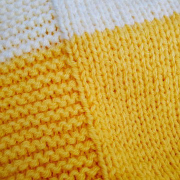 Classic 2-Tone Baby Blanket