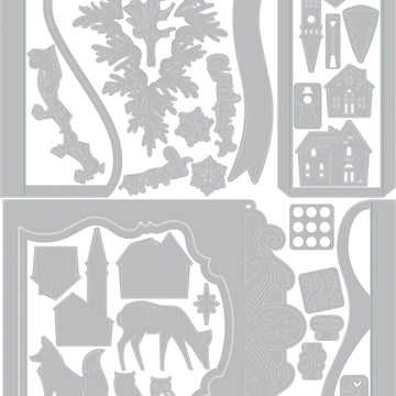 Sizzix Thinlits Dies By Katelyn Lizardi 2/Pkg - Holiday Shadow Box #2