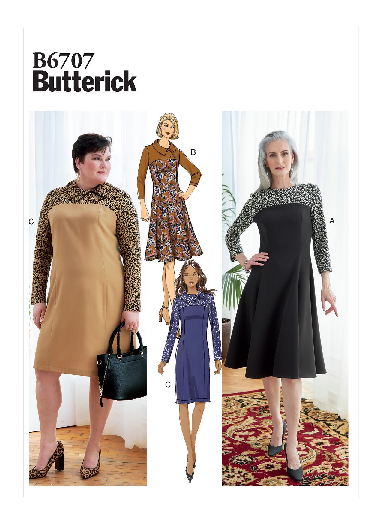 Butterick Misses'/Women's Dress B6707 - Sewing Pattern
