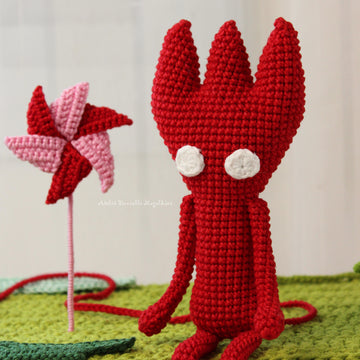 Three-Horned Yarny Spirit – Crochet Fanart Pattern (Digital PDF)