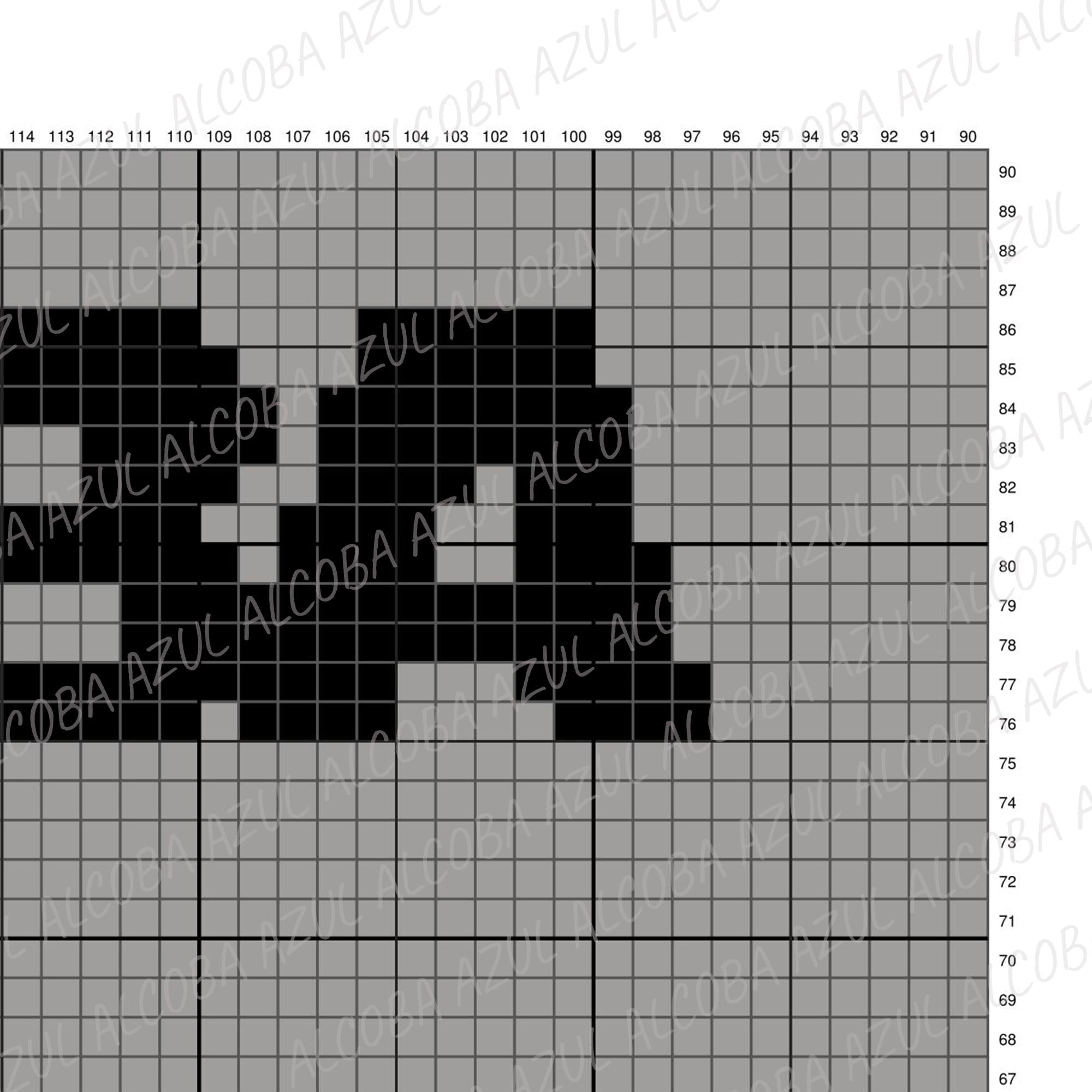Crochet Pattern C2C Star Wars Boba Fett Blanket Mandalorian Graphgan