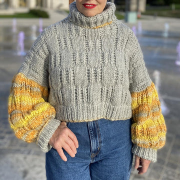 Oversized Crop Pullover