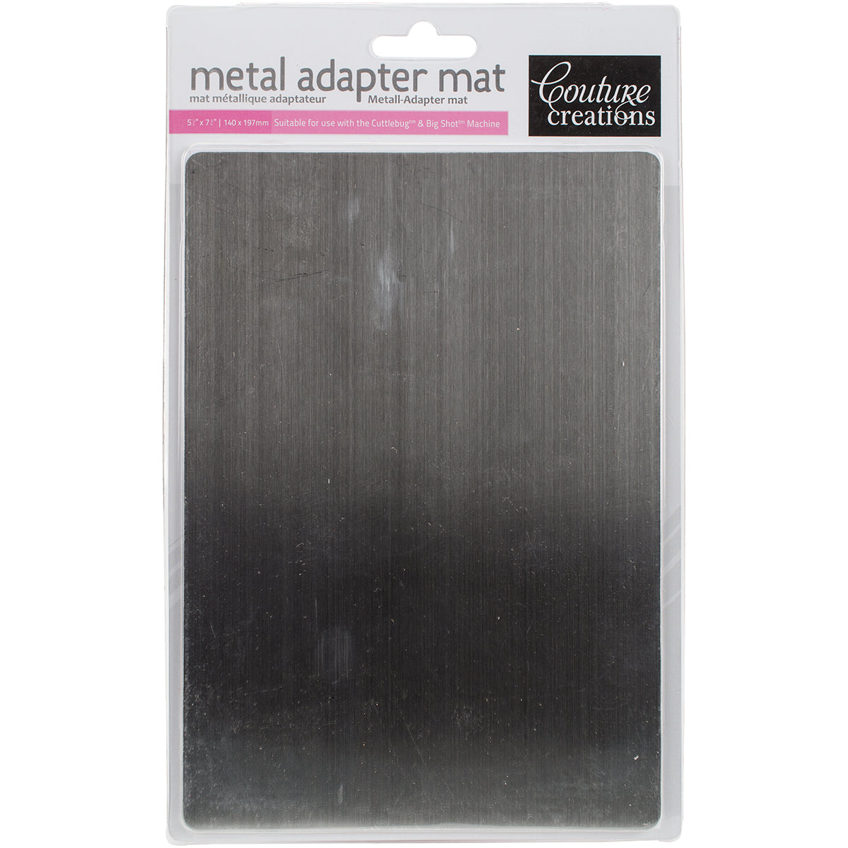 Artdeco Creations Couture Creations Adapter For Cuttlebug & Big Shot - Metal Mat 5.5"X7.75"