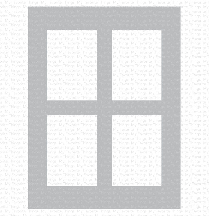 My Favorite Things Stencil 4.5"X6" - Window Panes