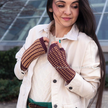 Kaleidoscope Fingerless Mittens