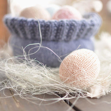 Easter Nest With The Eggs
