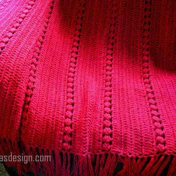 Red Diamond Throw