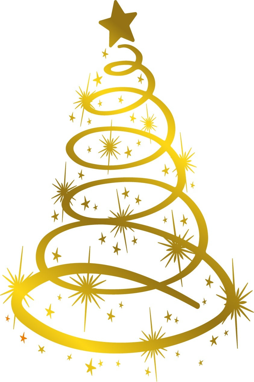 Crafter's Companion Gemini Foilpress Stamp Die Elements - Twinkling Tree