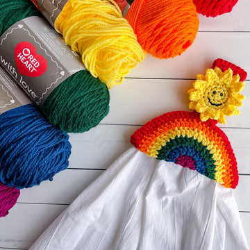 Rainbow Towel Topper