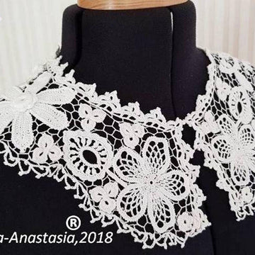 Lace vintage detachable collar